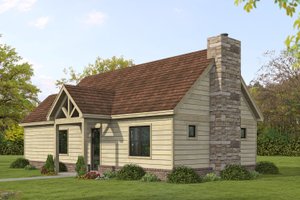 Country Exterior - Front Elevation Plan #932-1072