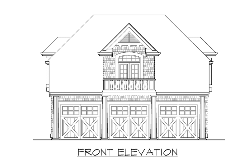 House Design - Exterior - Other Elevation for Cottage House Plan #132-189 - 1 bed, 1 bath