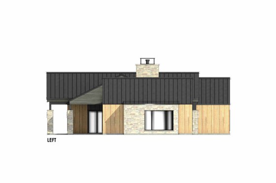 Exterior - Other Elevation for Modern House Plan #1096-59 - 4 bed, 3.5 bath