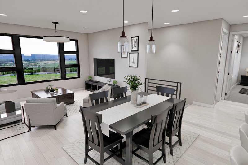 Dream House Plan - Interior - Dining Room for Modern House Plan #51-1308 - 2 bed, 2 bath