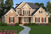 Traditional Style House Plan - 4 Beds 3.5 Baths 3290 Sq/Ft Plan #419-266 