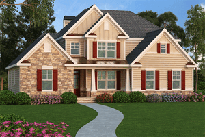 Traditional Exterior - Front Elevation Plan #419-266