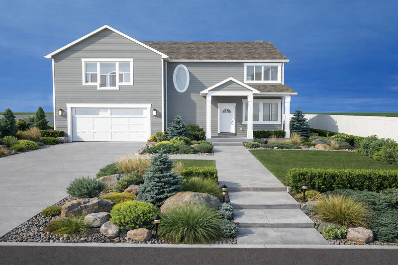 House Blueprint - Exterior - Front Elevation 3 for Traditional House Plan #1060-472 - 3 bed, 2.5 bath