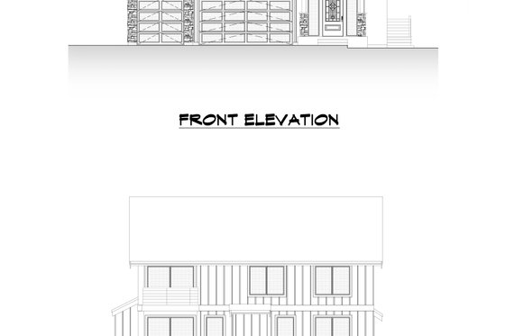 Exterior - Other Elevation 3 for Craftsman House Plan #1066-114 - 5 bed, 3 bath