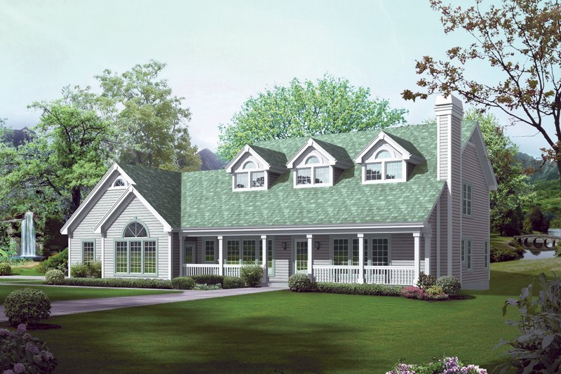 House Design - 3300 square foot 5 bedroom country plan with apartment