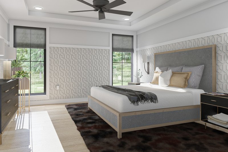House Design - Interior - Master Bedroom for Farmhouse House Plan #455-239 - 5 bed, 4 bath