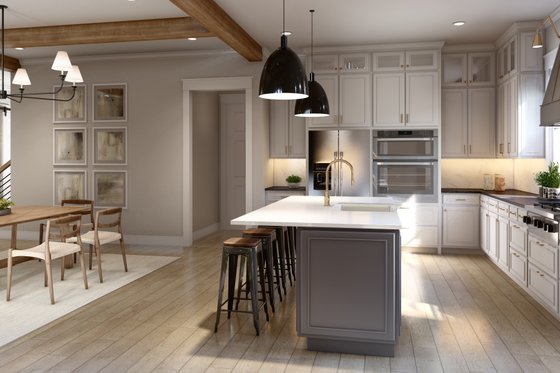 Interior - Kitchen for Farmhouse House Plan #430-260 - 4 bed, 3.5 bath