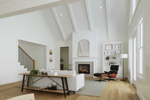 Interior - Family Room for Farmhouse House Plan #461-103 - 5 bed, 4 bath