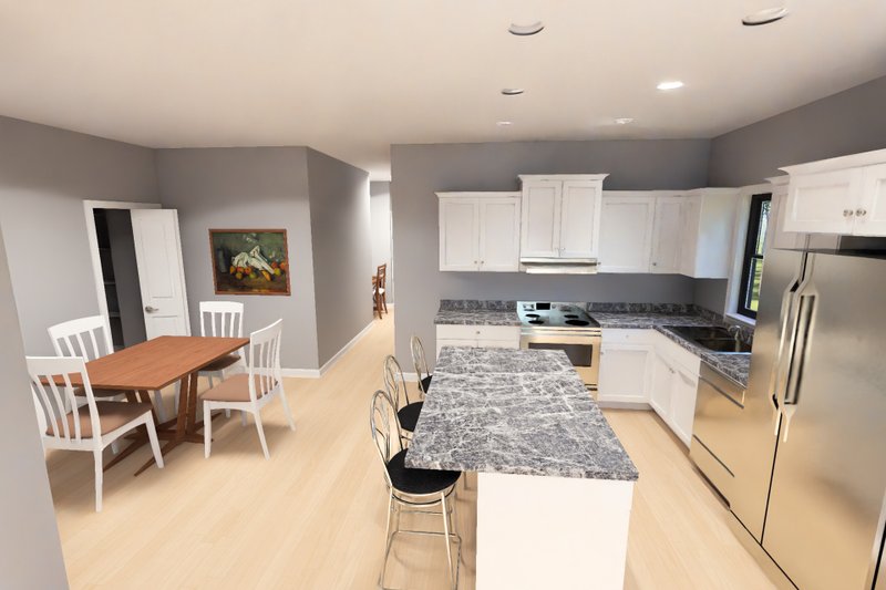 Home Plan - Interior - Kitchen for Modern House Plan #513-2495 - 3 bed, 2 bath