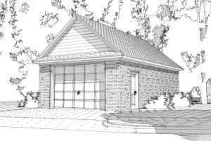 Traditional Exterior - Front Elevation Plan #63-328