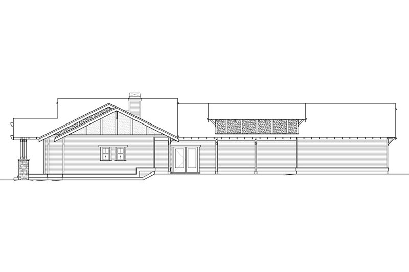 Home Plan - Exterior - Other Elevation 3 for Craftsman House Plan #895-9 - 3 bed, 2.5 bath