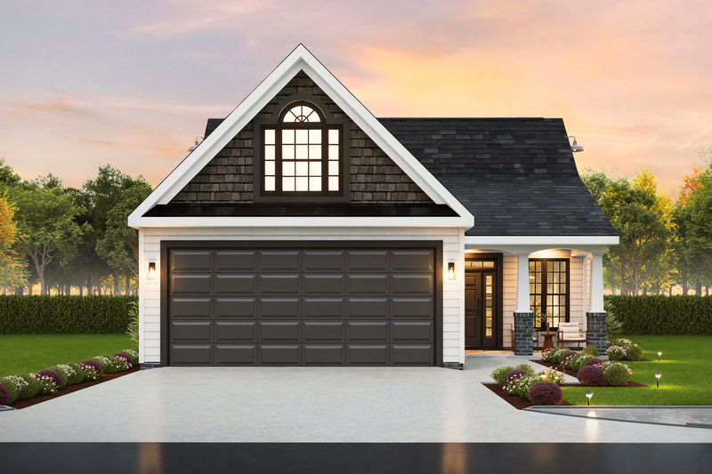 Architectural House Design - Traditional Exterior - Front Elevation Plan #54-659