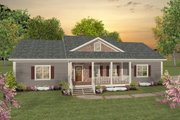 Ranch Style House Plan - 2 Beds 2.5 Baths 1500 Sq/Ft Plan #56-622 