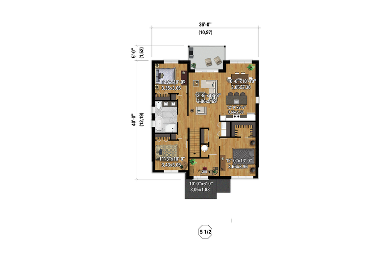 Dream House Plan - Floor Plan - Upper Floor for Farmhouse House Plan #25-4979 - 9 bed, 3 bath