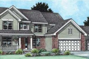 Traditional Exterior - Front Elevation Plan #20-1795