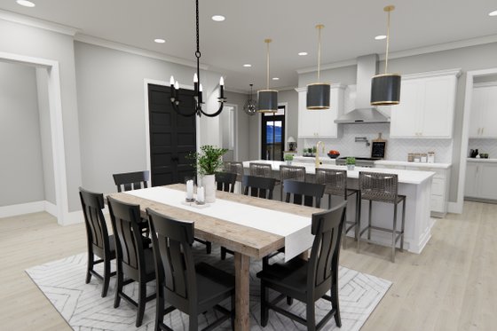 Interior - Dining Room for Farmhouse House Plan #51-1263 - 3 bed, 3.5 bath