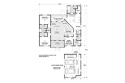 Southern Style House Plan - 4 Beds 3 Baths 1800 Sq/Ft Plan #56-555 