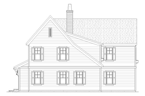 Exterior - Other Elevation 1 for Traditional House Plan #901-15 - 3 bed, 2.5 bath