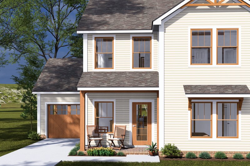 Architectural House Design - Exterior - Other Elevation 1 for Cottage House Plan #513-2305 - 3 bed, 3 bath