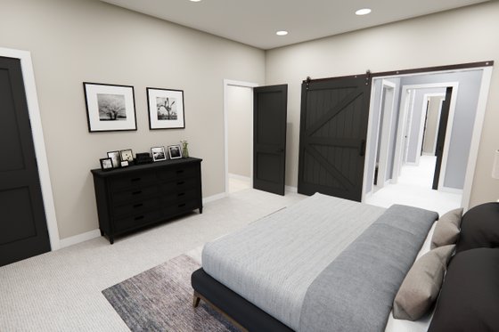 Interior - Master Bedroom 1 for Farmhouse House Plan #51-1481 - 3 bed, 3.5 bath