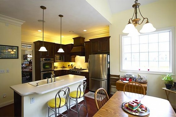 Interior - Kitchen 1 for European House Plan #137-153 - 4 bed, 2 bath