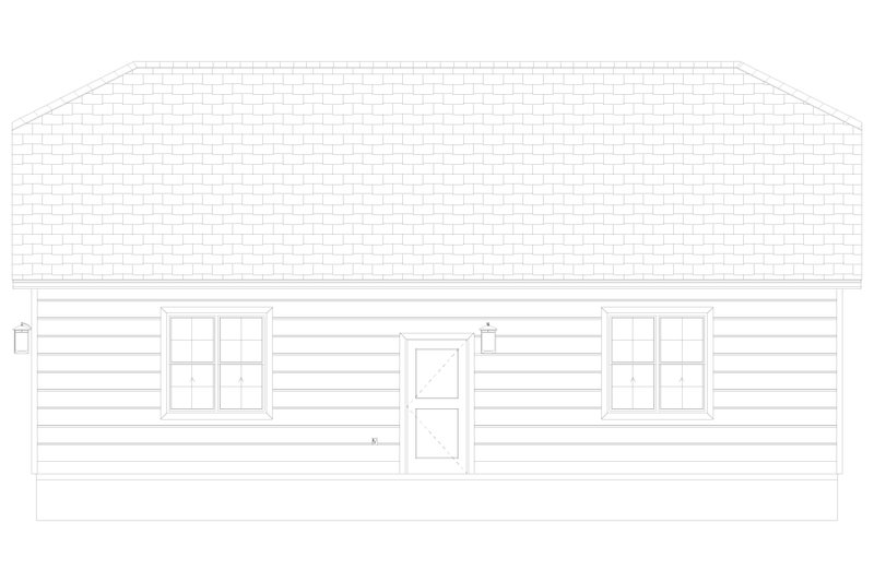Architectural House Design - Exterior - Other Elevation 2 for Traditional House Plan #1060-491, 0 bath