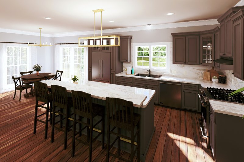 Dream House Plan - Interior - Kitchen for Southern House Plan #44-189 - 3 bed, 2.5 bath