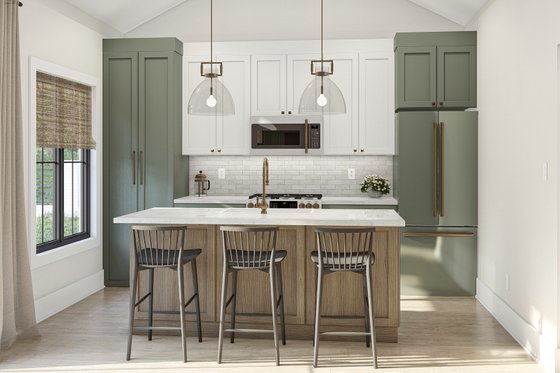 Interior - Kitchen for Cottage House Plan #455-333 - 1 bed, 1 bath