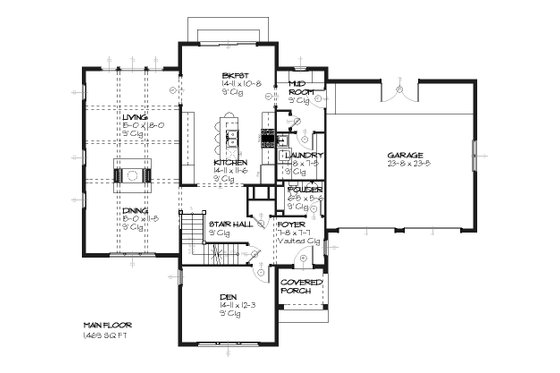 Traditional style, house plan