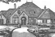 European Style House Plan - 4 Beds 4.5 Baths 4270 Sq/Ft Plan #310-514 