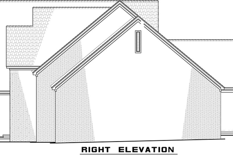 House Blueprint - Exterior - Other Elevation 1 for European House Plan #923-244 - 3 bed, 3 bath