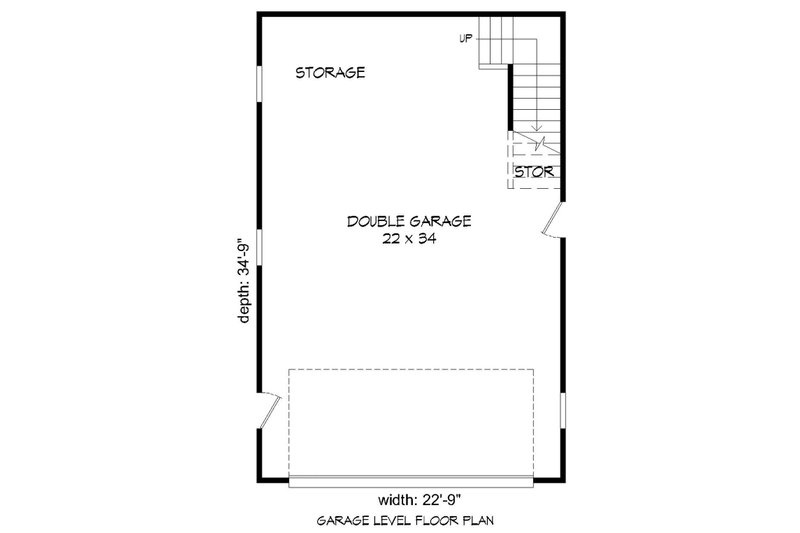 House Blueprint - Floor Plan - Main Floor for Country House Plan #932-244, 0 bath