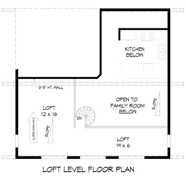 House Blueprint - Contemporary Floor Plan - Other Floor Plan #932-807