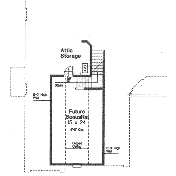 Tudor Floor Plan - Upper Floor Plan #310-428