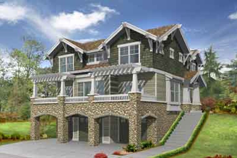 House Design - Country Exterior - Front Elevation Plan #132-118