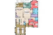 European Style House Plan - 4 Beds 3 Baths 3329 Sq/Ft Plan #63-415 