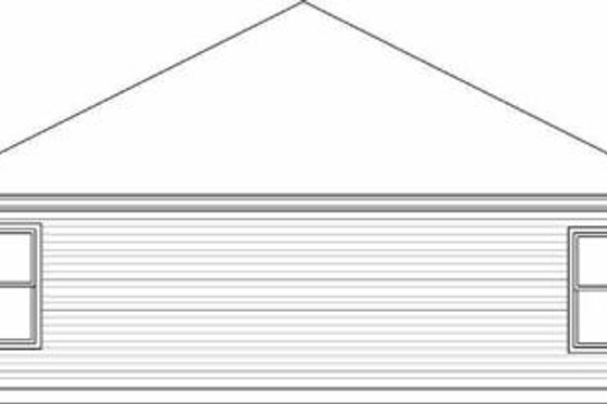 Exterior - Rear Elevation for Cottage House Plan #84-105 - 4 bed, 2 bath