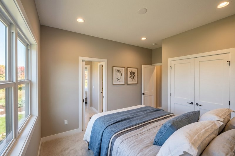 Dream House Plan - Interior - Bedroom 2 for Ranch House Plan #51-1583 - 3 bed, 2.5 bath