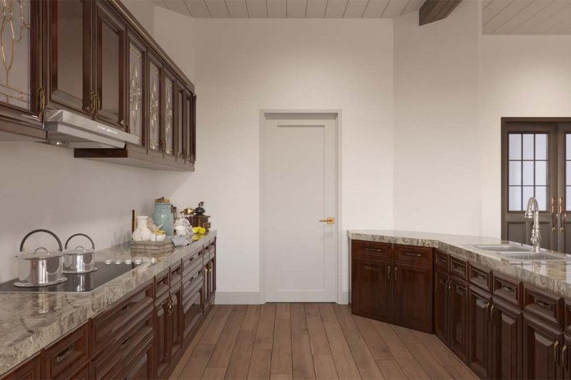 House Blueprint - Interior - Kitchen for Traditional House Plan #54-448 - 3 bed, 3 bath