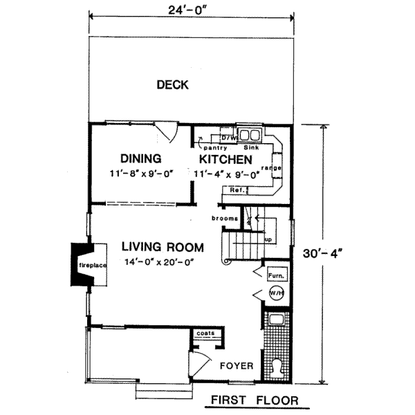 Country Floor Plan - Main Floor Plan #322-104
