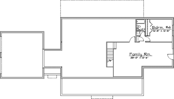 House Plan Design - Country Floor Plan - Lower Floor Plan #31-108