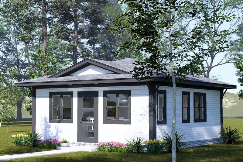 Home Plan - Exterior - Other Elevation for Modern House Plan #513-2494 - 1 bed, 1 bath