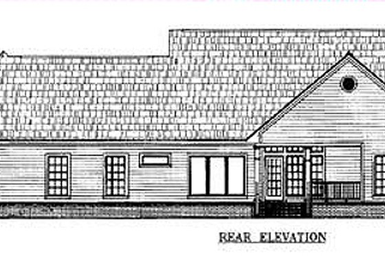 Exterior - Other Elevation for Farmhouse House Plan #21-109 - 3 bed, 2.5 bath