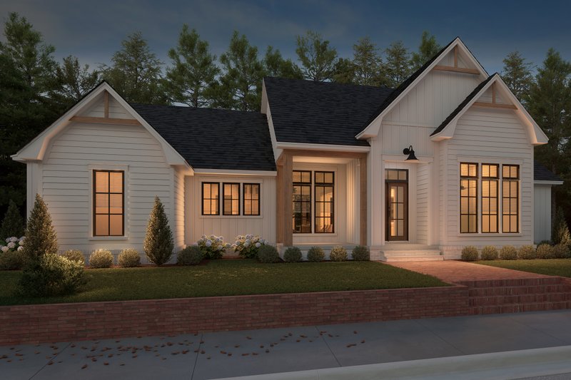 Farmhouse Style House Plan - 3 Beds 2.5 Baths 2397 Sq/Ft Plan #430-329