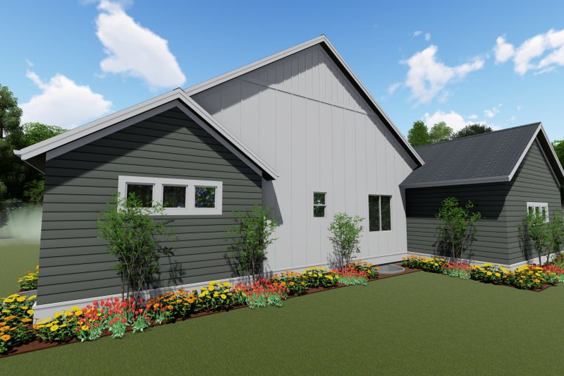 House Plan Design - Exterior - Other Elevation 1 for Traditional House Plan #1069-26 - 2 bed, 2 bath