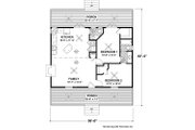 Country Style House Plan - 2 Beds 1.5 Baths 953 Sq/Ft Plan #56-559 