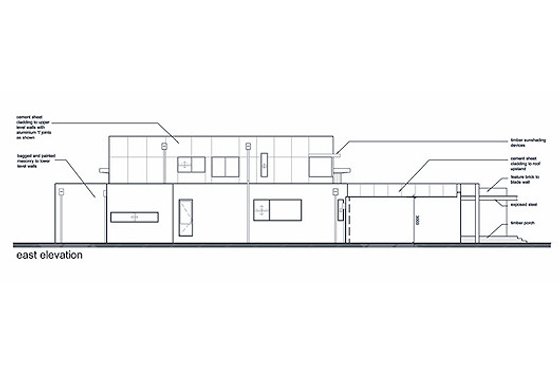 Exterior - Other Elevation 1 for Modern House Plan #496-7 - 3 bed, 2.5 bath