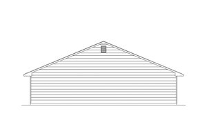 Exterior - Other Elevation for Ranch House Plan #57-674 - 3 bed, 2 bath
