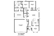 European Style House Plan - 3 Beds 2 Baths 1432 Sq/Ft Plan #424-272 