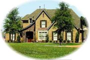 European Style House Plan - 4 Beds 3.5 Baths 3489 Sq/Ft Plan #81-563 Exterior 